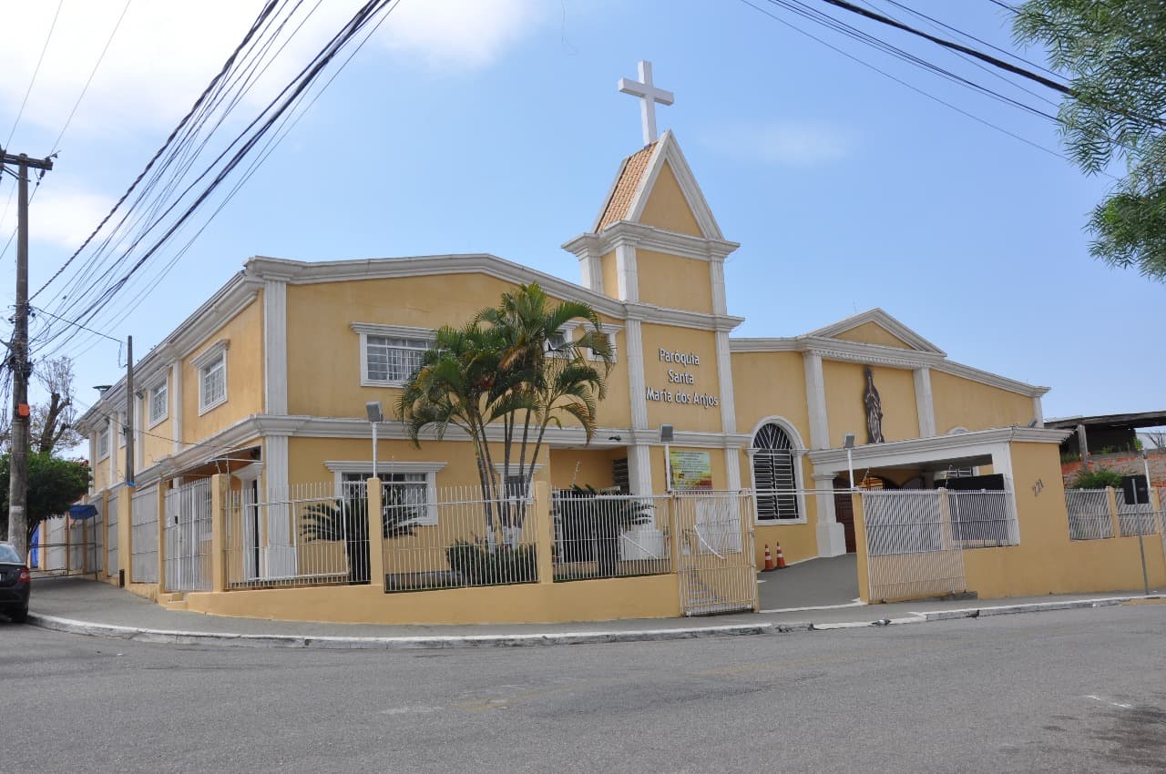 Fachada da Paróquia Santa Maria dos Anjos